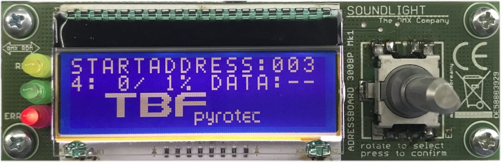 [DMX Startadressboard 3008P-SD]